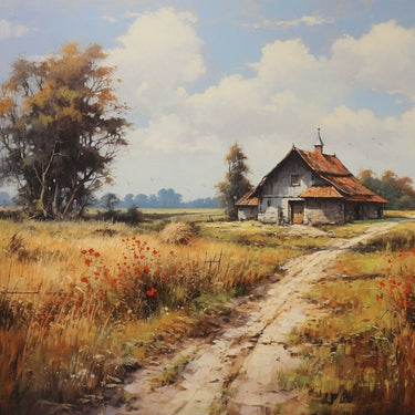 Peinture Maison de Campagne